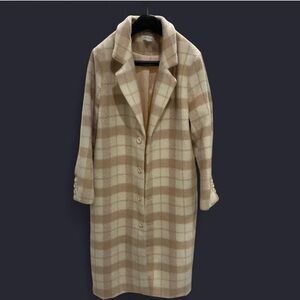 Stylish Beige and Cream Coat